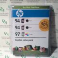 HP 3 Pack Ink 94 Black 94, Black 97 Tri-Color C9347-80005