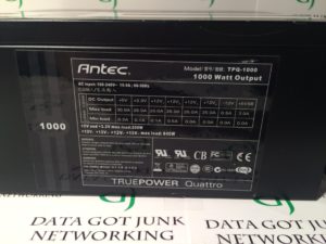 Antec 1000 Watt Power Supply TPQ-1000 TRUEPOWER Quattro