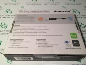 IOGEAR USB 2.0 to Fast Ethernet Adapter Model GUC2100