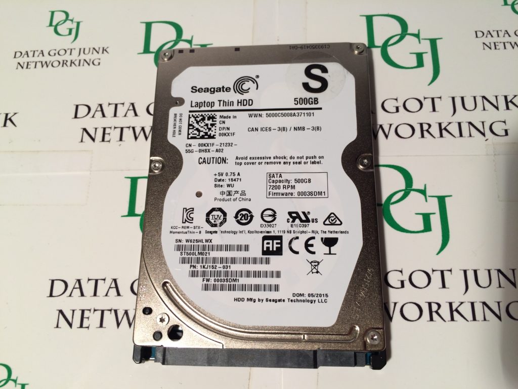 Seagate THIN ST500LM021 500GB 7mm 7200RPM 2.5" SATA Laptop HDD