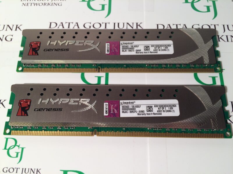 Kingston Hyper X Genesis DDR3 RAM KHX1600C9D3X2K2/8GX Kit of 2