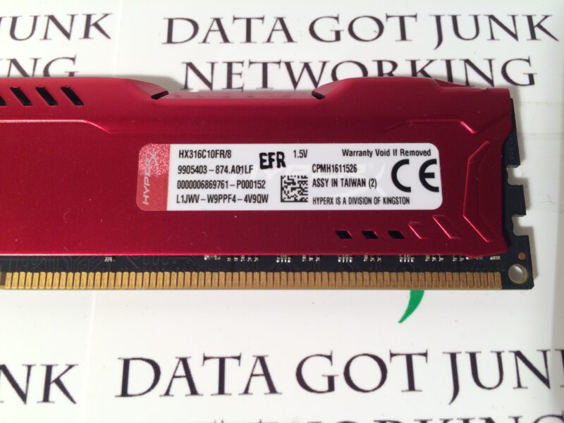 Kingston HyperX Fury DDR3 RAM 8GIG HX316C10FR/8