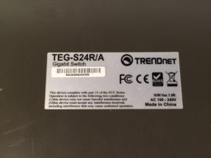 TRENDnet TEG-S24R/A Gigabit Switch