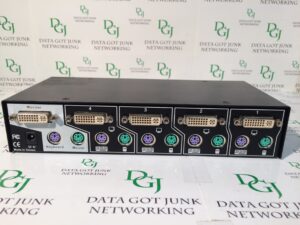 4-Port DVI KVM Switch PC PS/2 Keyboard/Mouse and Monitor