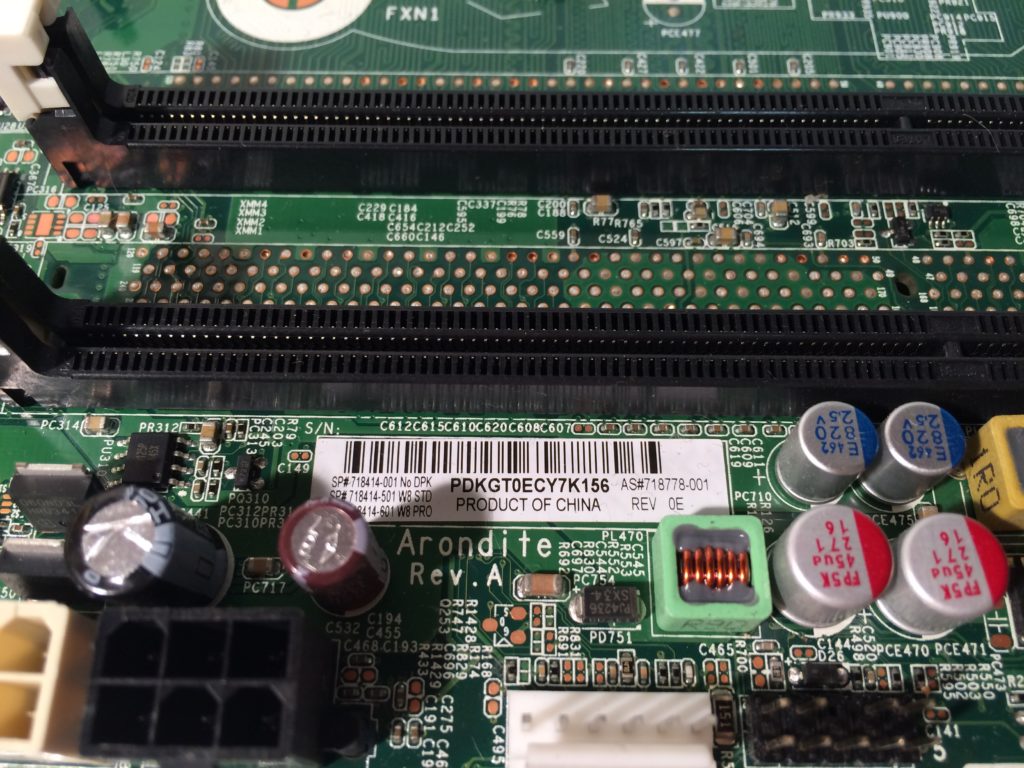 Genuine HP ProDesk 400 G1 SFF Motherboard P/N PDKGT0ECY7K156