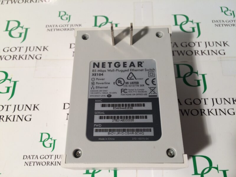NETGEAR XET1001 & XE104 85Mbps Wall-Plugged Ethernet Adapter Kit