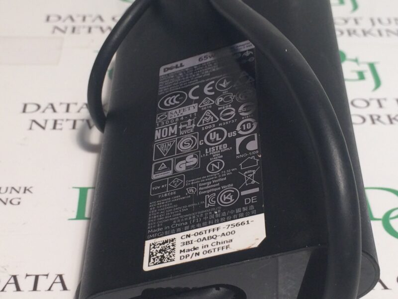 Dell AC Adaptor 65W DP/N 06TFFF CN-06TFFF-75661-3BI-0ABQ-A00
