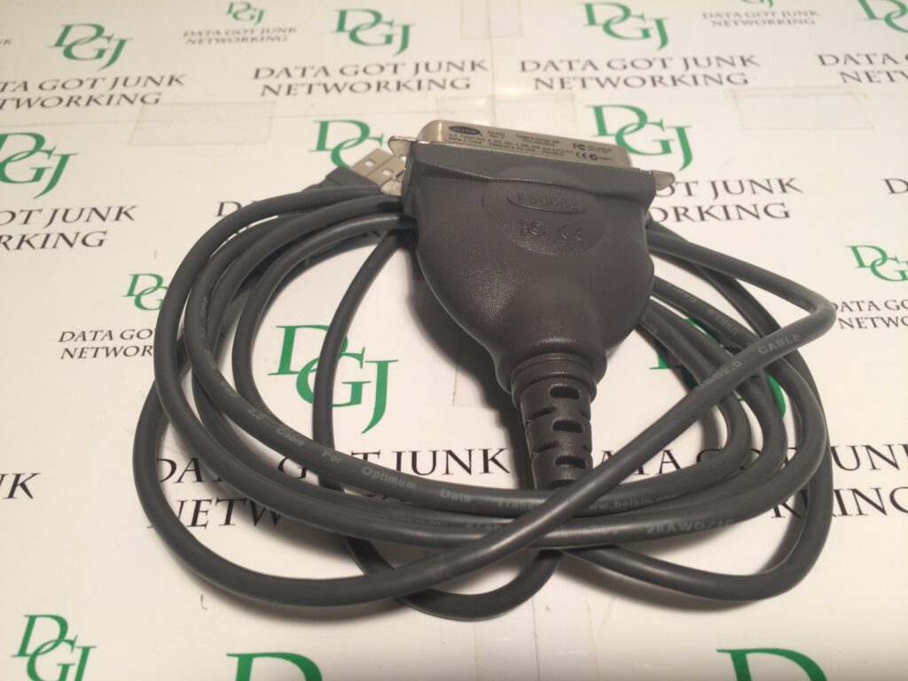 Belkin F5U002 USB to Parallel Printer Cable Data Got Junk