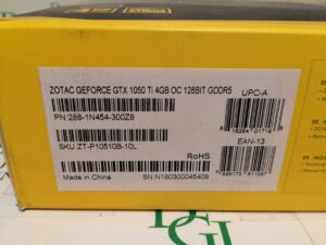 ZOTAC GeForce GTX 1050 Ti 4GB OC 128BIT GDDR5