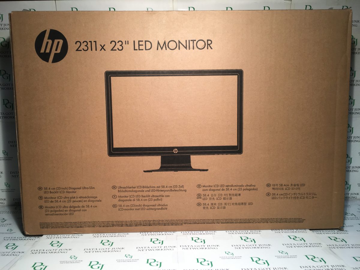 HP 2311X LED LCD Monitor Data Got Junk