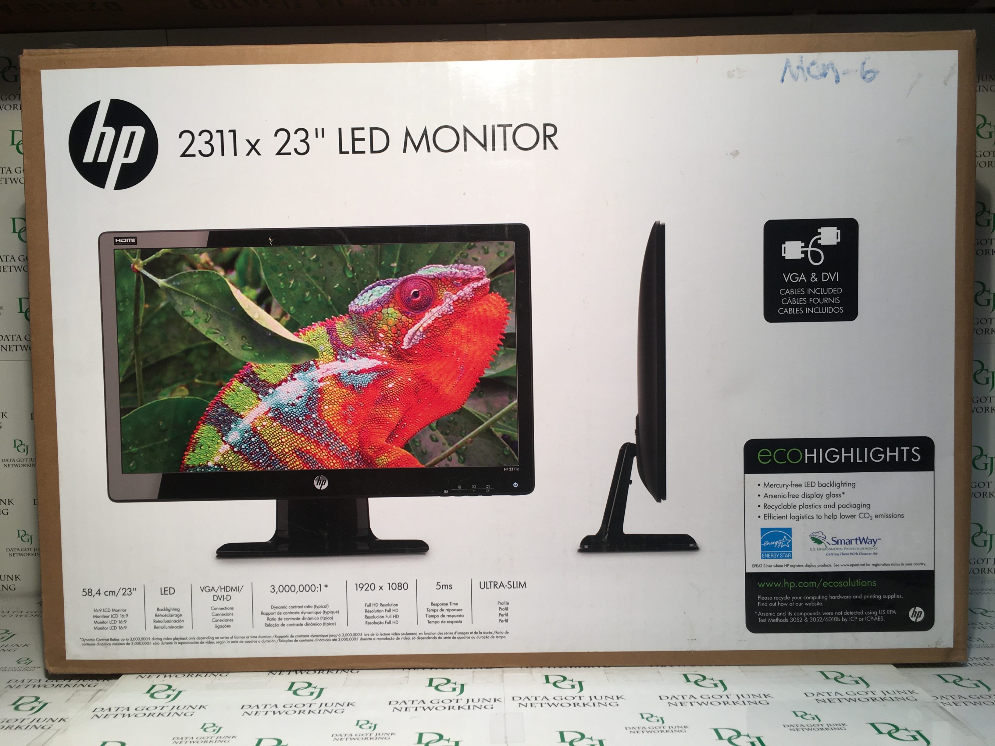 HP 2311X LED LCD Monitor Data Got Junk