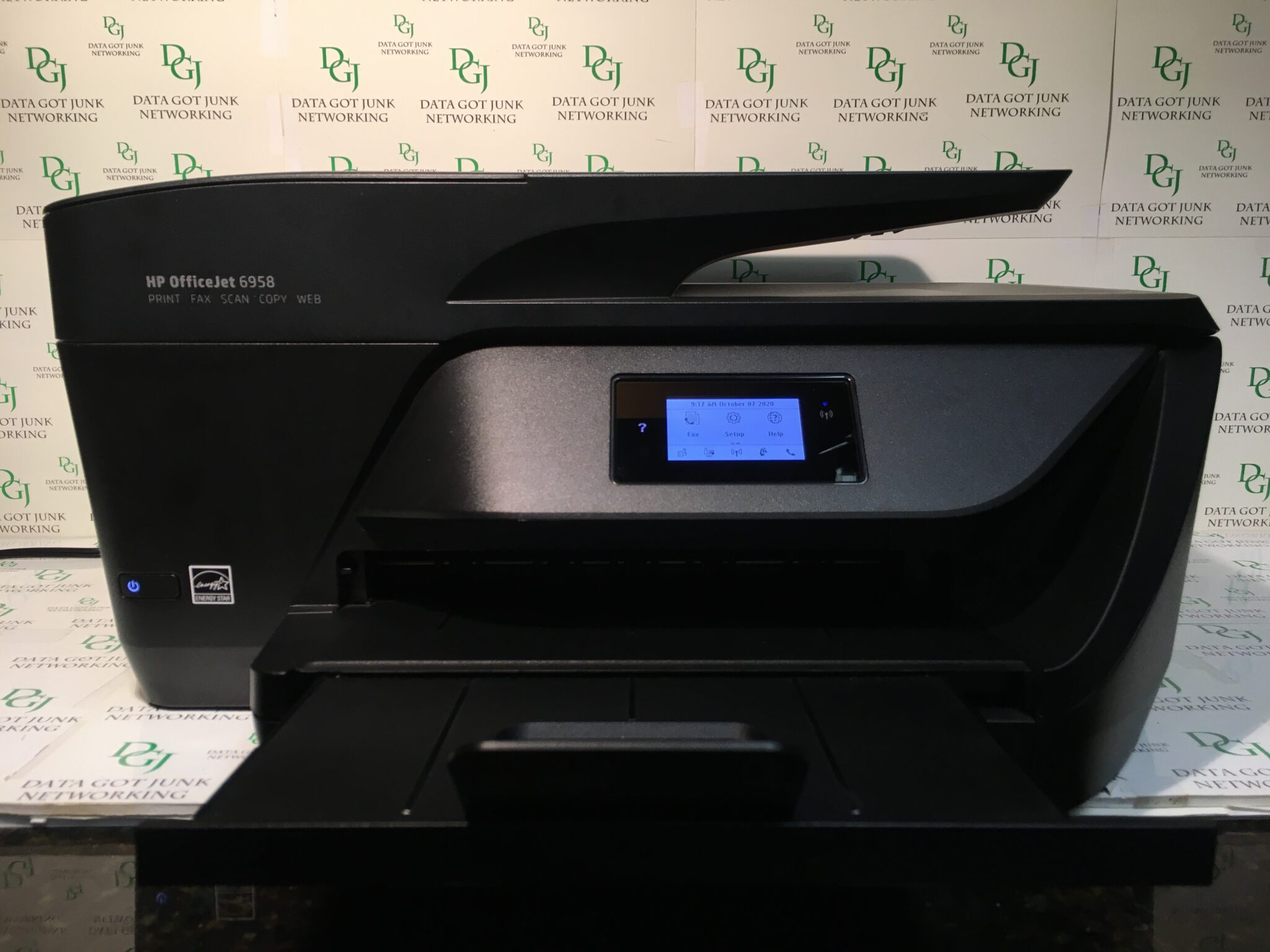 HP OfficeJet 6958 All-in-One Color Inkjet Wireless Printer - Data Got Junk