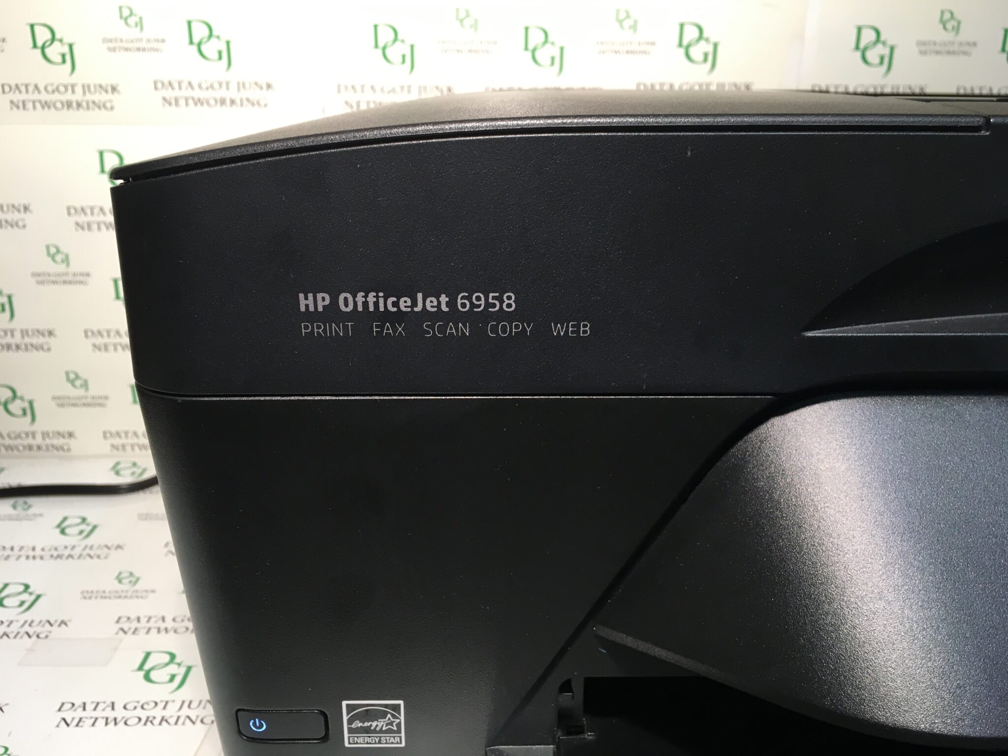 HP OfficeJet 6958 All-in-One Color Inkjet Wireless Printer - Data Got Junk