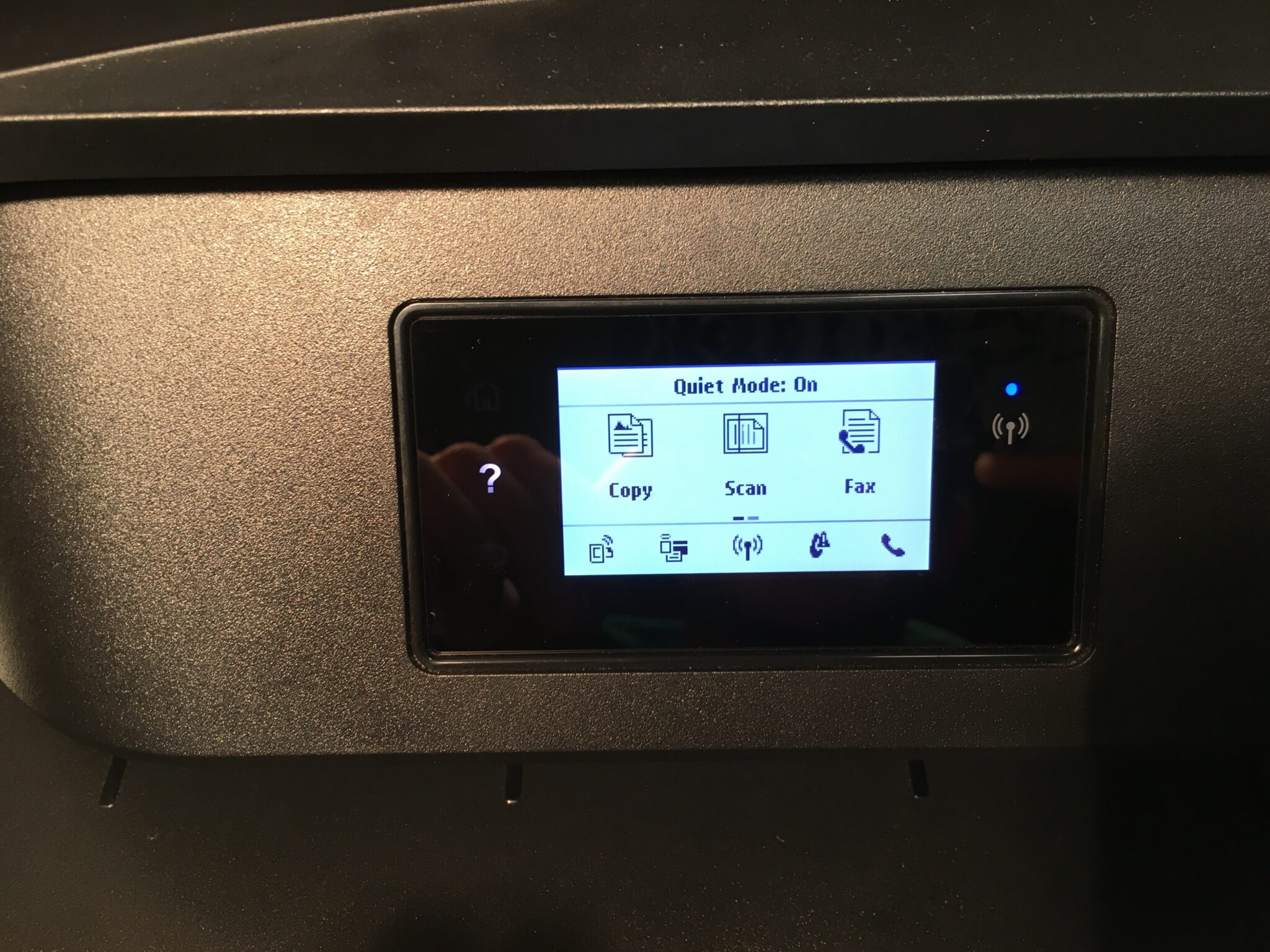 HP OfficeJet 6958 AllinOne Color Inkjet Wireless Printer Data Got Junk