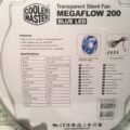 Cooler Master MegaFlow 200 BLUE LED Transparent Sleeve Bearing Silent Fan