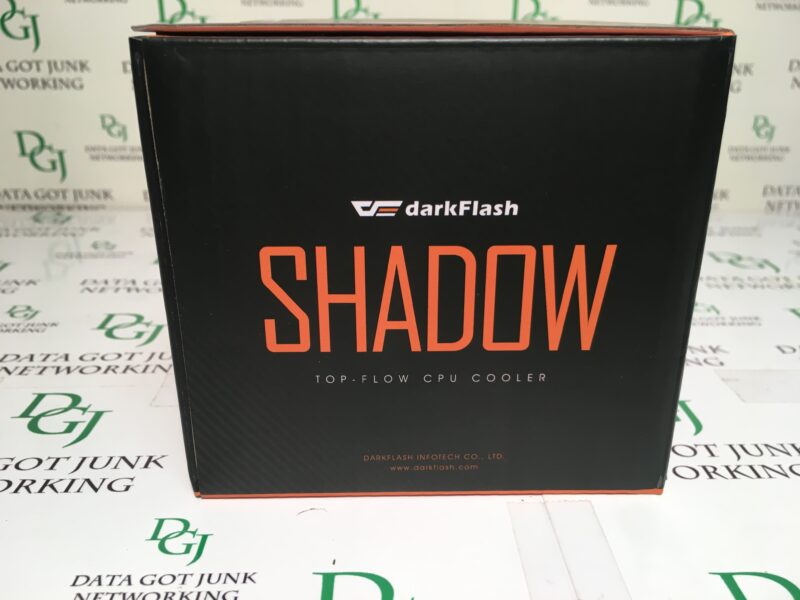 darkFlash Shadow PWM Aluminum CPU Cooler LED Addressable RGB Motherboard Cooling Fan