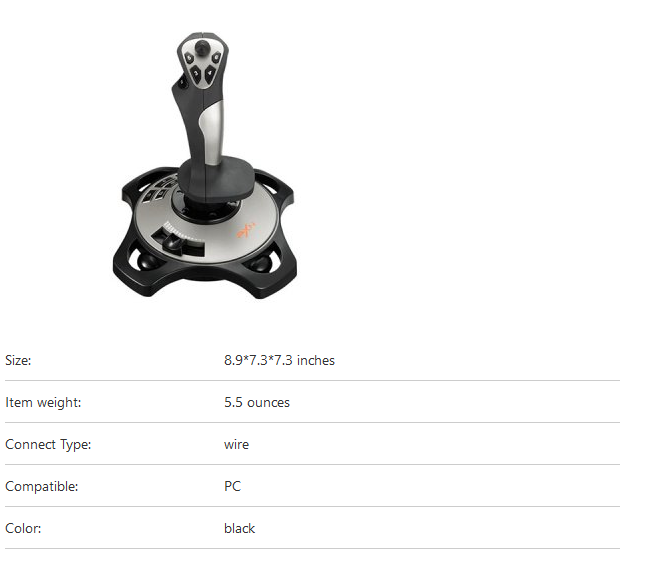 Pxn-2113 Flight Simulator Joystick Pc/desktop Gamepad Controller