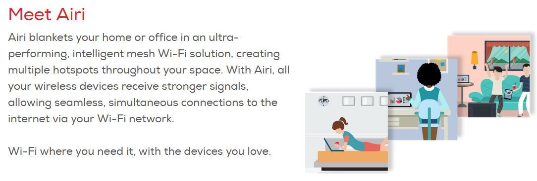 Frontier Secure Air 4920 802.11AC 1600Mbps Smart Mesh Wi-Fi