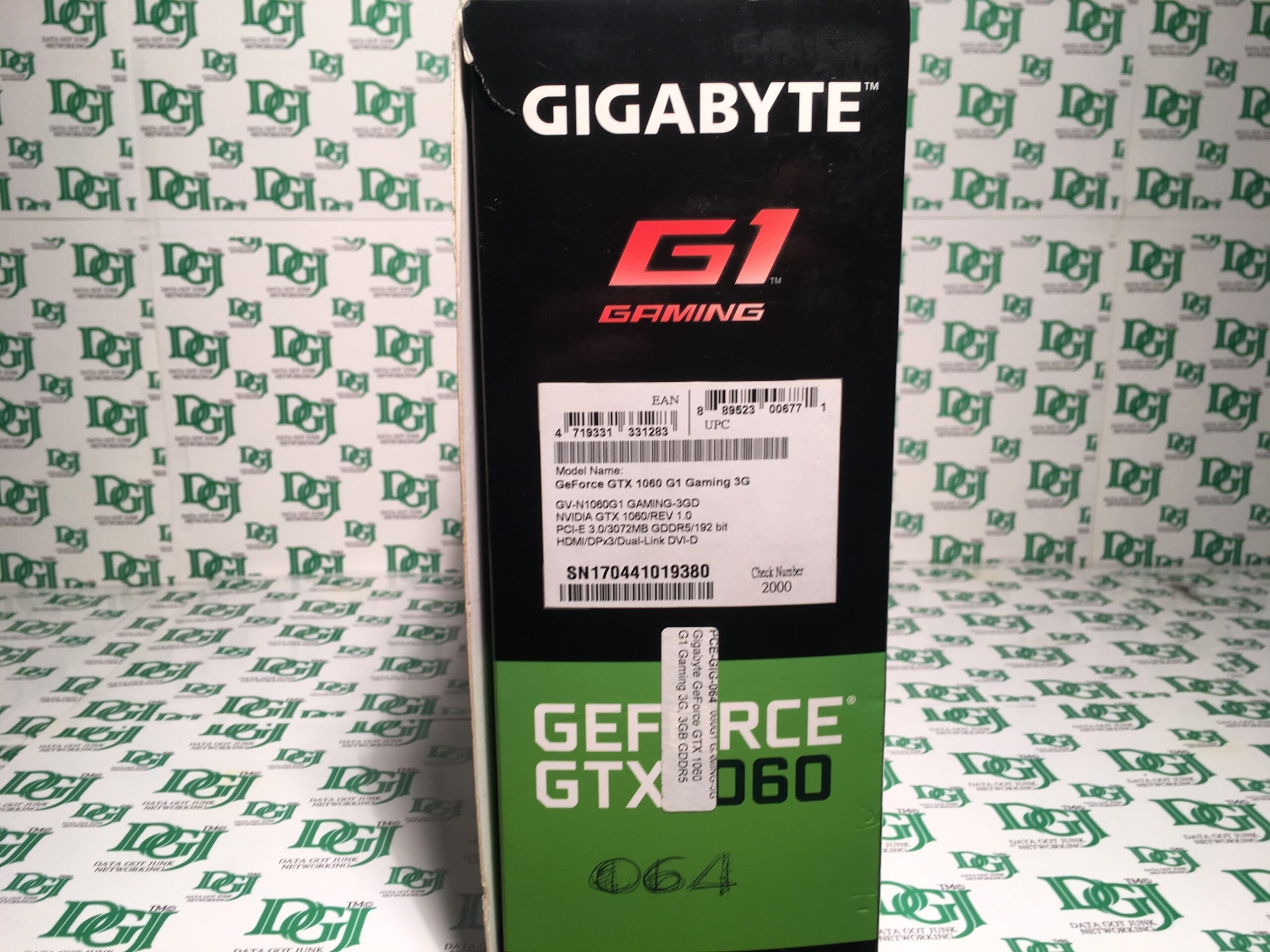 GIGABYTE GEFORCE GTX 1060GV-N1060G1 3GD