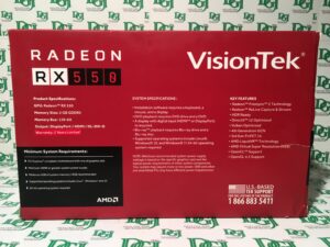 VisionTek Radeon RX500 2GB GDDR5