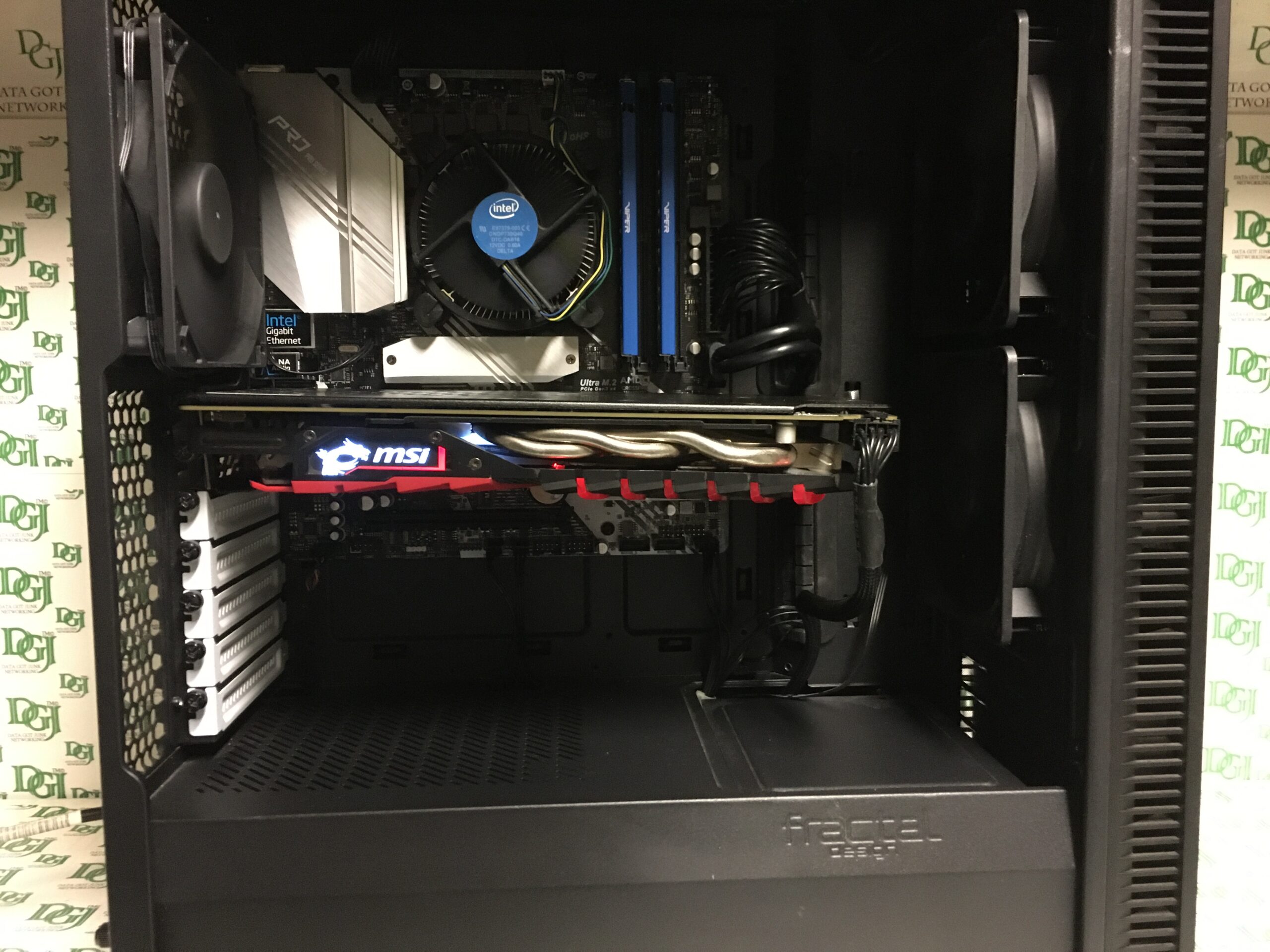 ASRock Gaming Tower Desktop: Intel Quad-Core i3-8100 8GB DDR4 MSI GAMING X  3GB