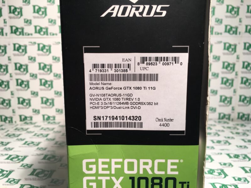 GIGABYTE GV-N108TAORUS 11GD AORUS GeForce GTX 1080 TI Xtreme Edition 11GB GD