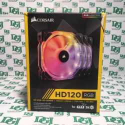 Corsair HD120 RGB LED 120mm PWM Case Fan 3 Pack + Controller + Hub