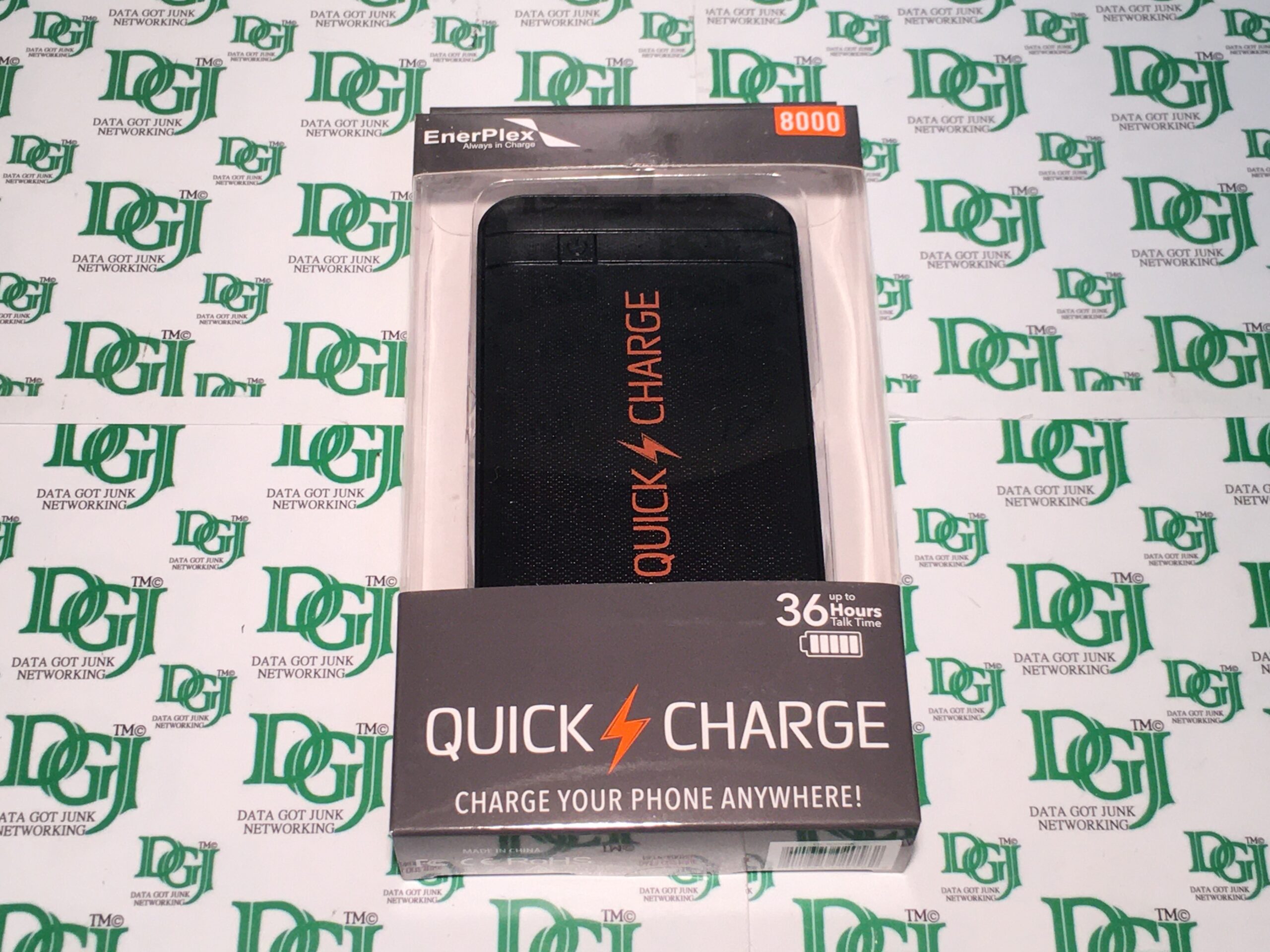 EnerPlex QuickCharge Black 8000 mAh Portable Power Bank QC8000BK EnerPlex QuickCharge Black 8000 mAh Portable Power Bank QC8000BK